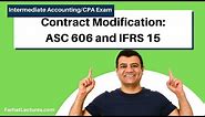 Contract Modification: Revenue Recognition ASC 606 & IFRS 15