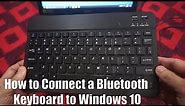 How to Connect Bluetooth Keyboard to Acer Laptop | Connect a Bluetooth Keyboard to Windows 10 2022