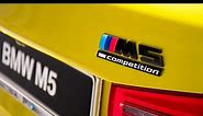 2021 BMW M5 Competition Individual in Austin Yellow Metallic color