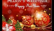 Season’s Greetings & Happy New Year