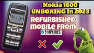 NOKIA 1600 MOBILE UNBOXING IN 2023 // Nokia 1600 model order from shopclues 🤔