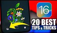 iOS 16 - 20 TIPS & TRICKS for iPhone Users !