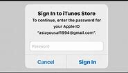 Fix "Sign in To The iTunes Store" iOS 15 -How To Fix SiGn-In to The iTunes Store Notification Error