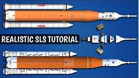 How To Build Realistic NASA's SLS Rocket in Spaceflight Simulator