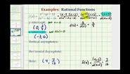 Ex: Find the Intercepts, Asymptotes, and Hole of a Rational Function