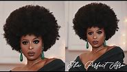 My AFRO tutorial (NO SHRINKAGE) | 4C Natural Hair