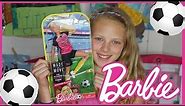 BARBIE Soccer Player Doll Toy Unboxing Review