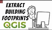 QGIS + Mapflow : Extract Building Footprints