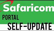 Safaricom Sim Card Online Self Update Registration Portal Tutorial