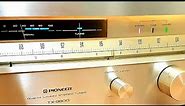 Pioneer TX 9800 | Best Tuner Ever Made ? | Blue Line | Match Pioneer SA 9800 Amplifier | FM radio