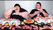 10,000 Calorie Taco Bell Dinner with Hungry Fat Chick • MUKBANG