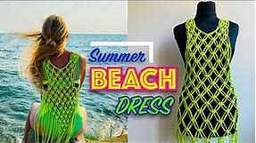 DIY Tutorial Macrame Beach Summer Dress 2021