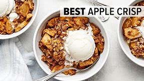 The Best APPLE CRISP Recipe (Better Than Apple Pie!)