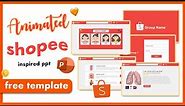 Shopee Inspired Powerpoint | free template and font | fristhetic daily ☁️