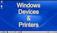 Windows Devices & Printers