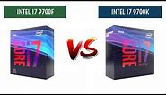 i7 9700F vs i7 9700k - RTX 2080 Super - Benchmarks Comparison