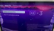 How to Factory Reset TCL Roku TV Without Remote?