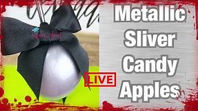 HOW TO ACHIEVE METALLIC SILVER CANDY APPLES