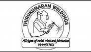welding logo design || Thirukumaran weldings logo
