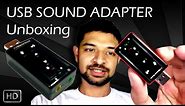 USB Sound Adapter Unboxing | Virtual 7.1 Channel Audio