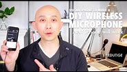How To Make a DIY Wireless Microphone Using an iPhone