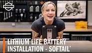 Harley-Davidson Lithium LiFe 4Ah Battery Installation – Softail & Dyna