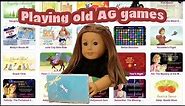 Playing all the old American Girl Doll games (part 1)