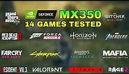 Nvidia GeForce MX350 Gaming Test ! 2021