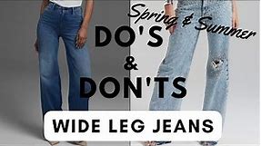 DO's & Don'ts of Wide Leg Jeans | Spring & Summer Edition | Modest, Classy, Timeless Styling Inspo