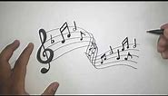 How to Draw Musical Notes