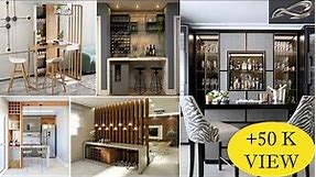 Top 60+ Living room partition with Bar | Home Bar Unit Design | Small Bar Area for home | I.A.S.