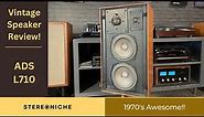ADS L710 Vintage Speaker Review - HiFi Stereo - Advent