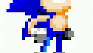 Sonic The Hedgehog Pixel Art Timelapse