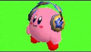 Kirby headphones greenscreen