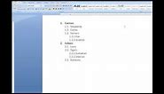 How to create a "Multi-Level List" in MS Word all versions