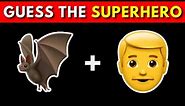 🦸‍♂️ Guess The SUPERHERO by Emoji 🦹‍♂️ | 50 Emoji Challenge
