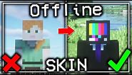 How to use Your Minecraft Skin Offline - Fix ALL VERSIONS - FOR PC