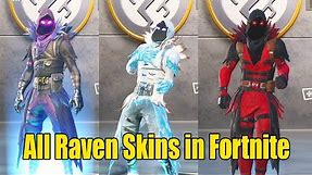 All Raven Skins in Fortnite