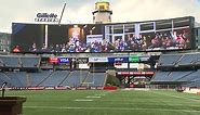 Gillette Stadium new video screen is largest of any sports venue in country