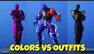New HYBRID SKIN COLORS on DIFFERENT OUTFITS in Fortnite