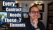 7 Elements You Need to Include in EVERY Contract | Obligations and Contracts | Business Contracts