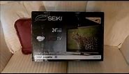 Seiki SE241TS 24" 60Hz LED HDTV Unboxing and Review - CokedUpCanary