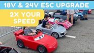 Power Wheels ESC Speed Upgrade | How to make your power wheels go faster