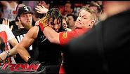 John Cena and Dean Ambrose get their hands on Seth Rollins: Raw, Oct. 6, 2014