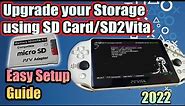 How to use SD Card on your PS Vita w/sd2Vita Adapter | Easy Set Up Guide