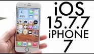 iOS 15.7.7 On iPhone 7! (Review)
