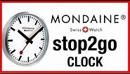 Mondaine stop2go Clock