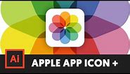 How to make Apple App Icons in Illustrator CC (Apple Photos) - T057