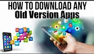 How To Download Any Old Version Apps | Apkpure download apps | MKK EDITZ