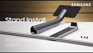 Install the Stand on Your 2018 Q7FN and Q7CN QLED TV | Samsung US